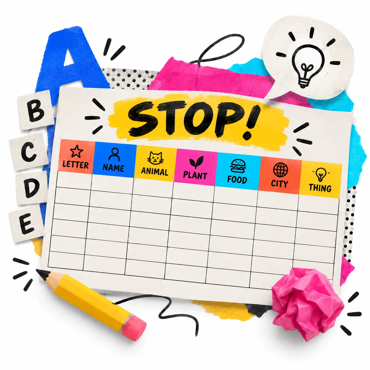 Stop Game (Scattergories)